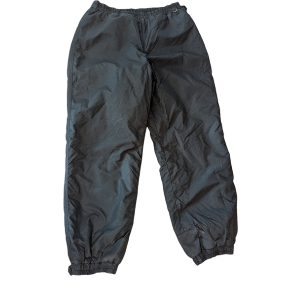 Columbia warm insulated black nylon ski /snow outdoor Gorpcore pants Sz XL - Picture 2 of 8
